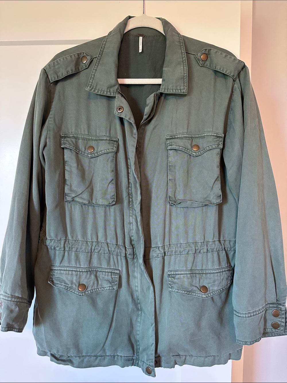 YFB Women’s Utility Jacket in Sage Green